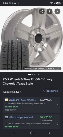 22x9 Wheels & Tires GMC Chevy Texas edition