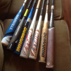 Multiple Baseball Fastpitch Bats