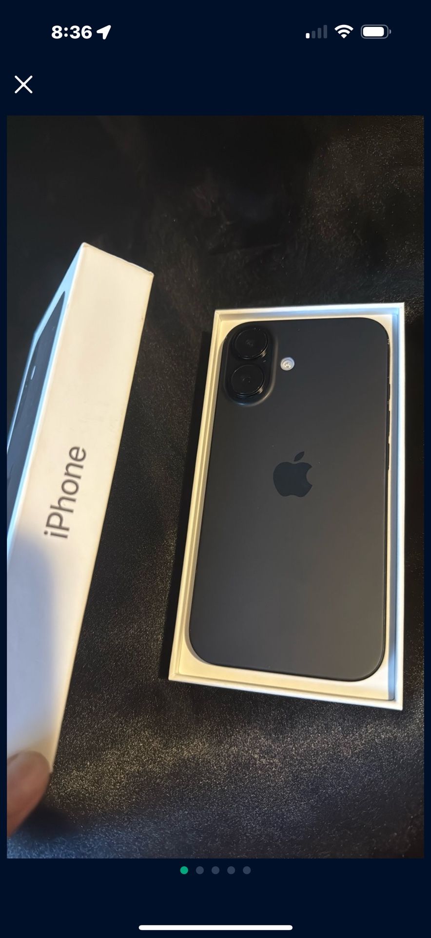 iPhone 16  Matte Black  256g