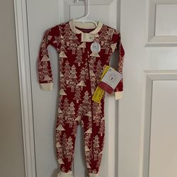 Christmas Baby PJs Burts Bees