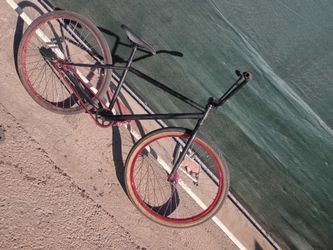 Black  GT Fixed Gear Single Speed Bike