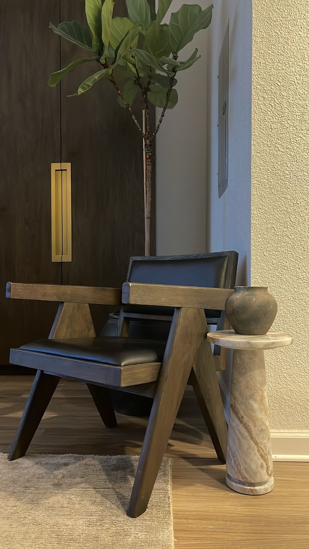 RH (Restoration Hardware) Original Jakob Leather Lounge Chair