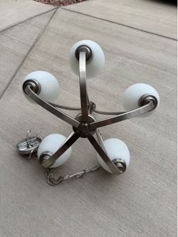 Brushed Nickel Chandelier