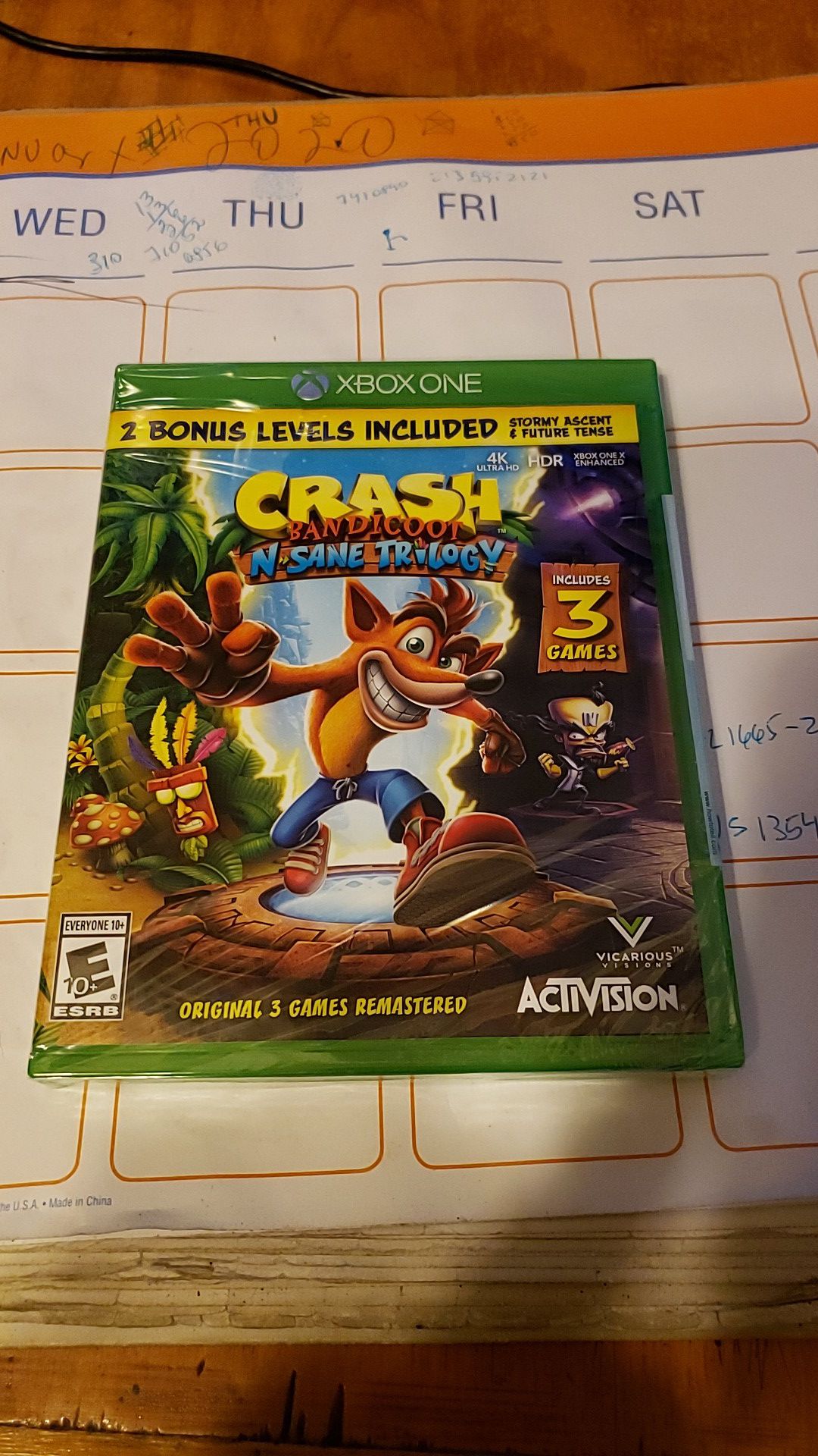 Brand New Crash Bandicoot Xbox One