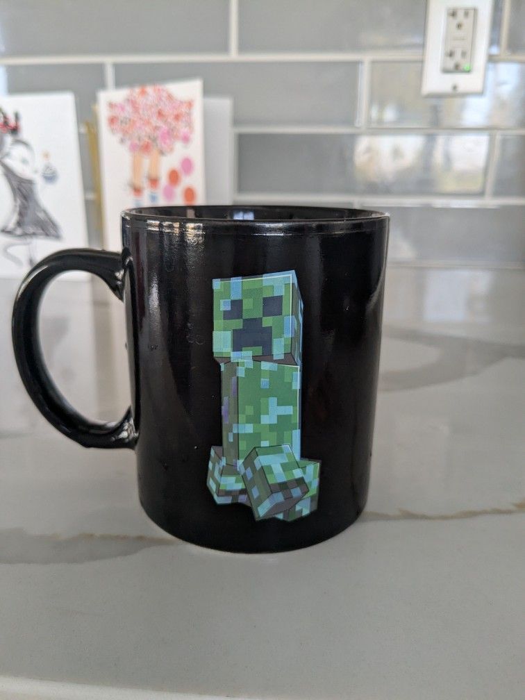 Minecraft Creeper Heat Changing Mug
