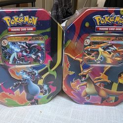Mega Charizard XY Tins 