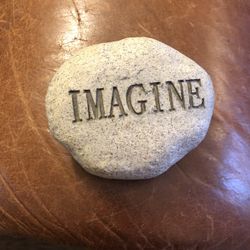 Imagine Paper Weight or Decor