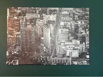 Black and white New York print