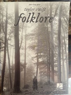 Taylor Swift -folklore piano book