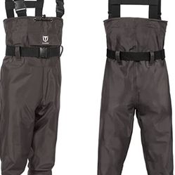 TIDEWE Bootfoot Chest Wader, 2-Ply Nylon/PVC Waterproof Fishing & Hunting  Waders with Boot Hanger for Men and Women for Sale in Dayton, OH - OfferUp