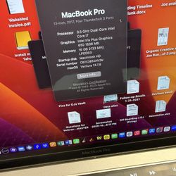 MacBook Pro 2017 16gb ram 1TB OF STORAGE