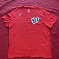 Men's Juan Soto Washington Nationals Jersey Shirt Nike Size XL Red
