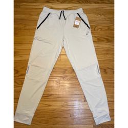 ASICS Men's French Terry Jogger New Color Light Beige size XL