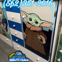 Baby Yoda grogu Closet Wardrobe Dresser Chest New Ropero 