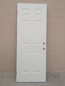 White 6-Panel Interior Door Slab