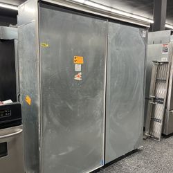 Panel Ready Viking Built In 72” Wide Column Set Fridge + Freezer 