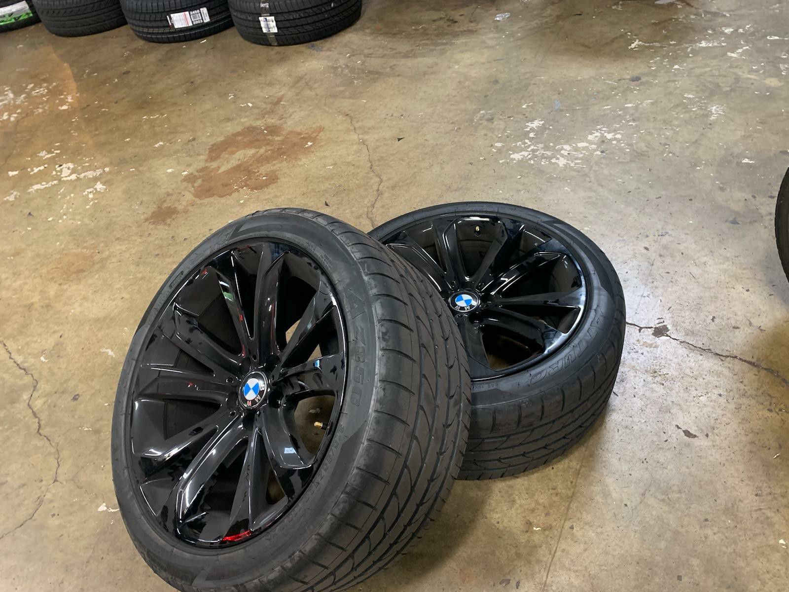 BMW X6 rims and tires all 4