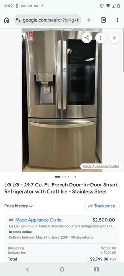 I'm LG Thinq smart stainless steel refrigerator