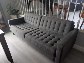 EQ3 Reverie Sofa 86" (Dark grey)