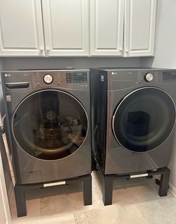 LG ThinQ Front Load Washer & Dryer