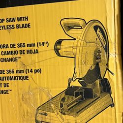 DEWALT CHOP SAW $199
