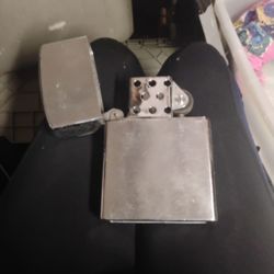 2 Extra Large Zippo Lighters 1 Complete One Needs Case