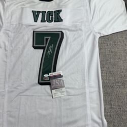 Michael Vick Signed Autograph Custom Jersey - JSA Coa - Philadelphia Eagles