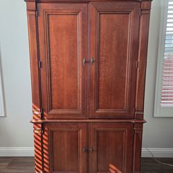 Wood Armoire By Hooker Furniture