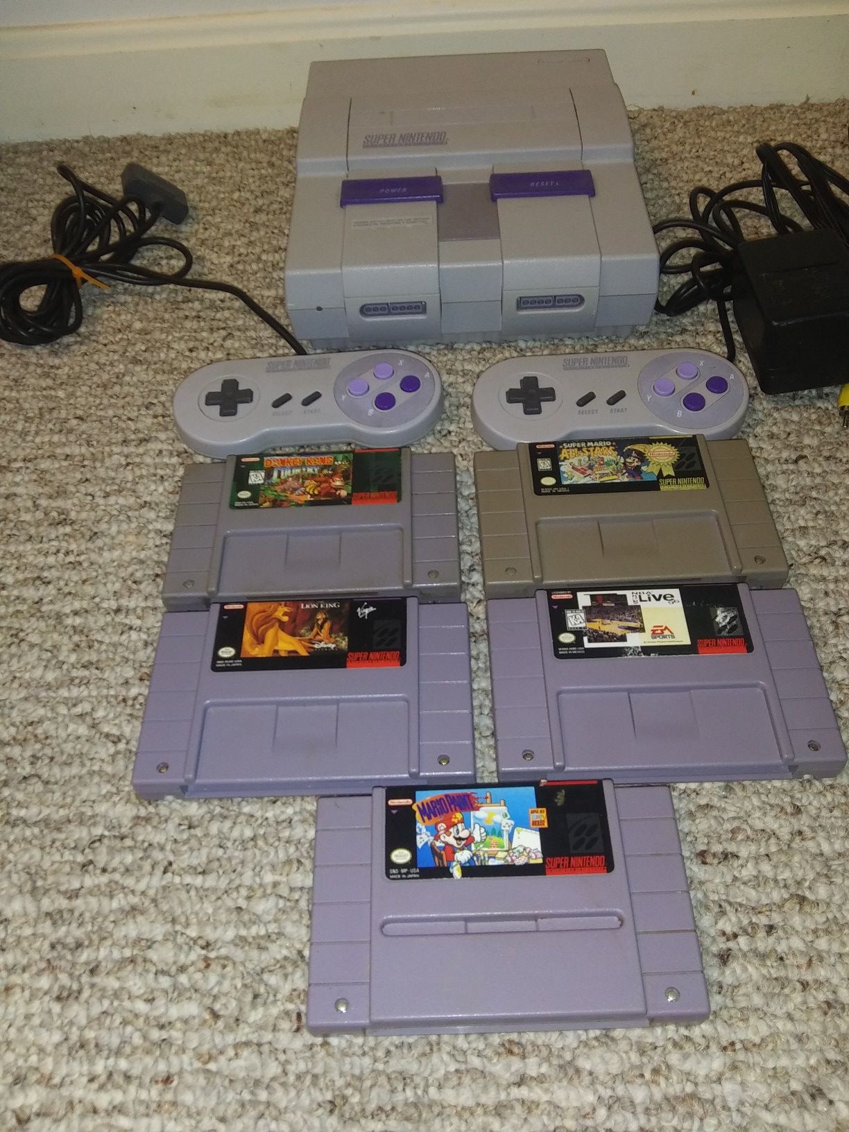 Super nintendo snes bundle(2)