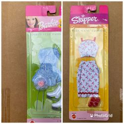 New Barbie Doll Sporty Star Fashions 2001 Or Skipper Teen Scene Fashions 2000 $12 each