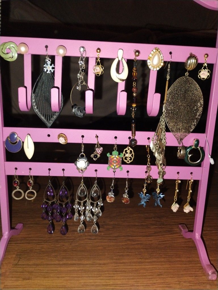 Ear Rings Sum Real Silver Sum Beads Sum Vintage 