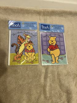 Winnie The Pooh Clear Plastic Photo Book Holds 24 Pictures 4x6