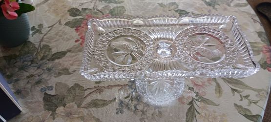 Crystal Footed Stand