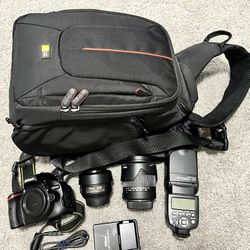 Nikon D5100 + 35mm + Sigma 18-250mm
