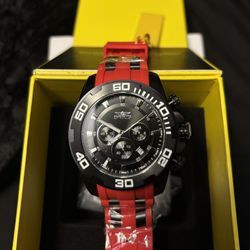 Invicta Pro Diver SCUBA Men's Watch - 50mm, Red, Black (44546) 