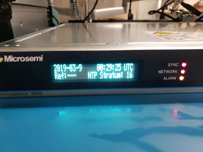 Microsemi Syncserver S600/S650 Time Server