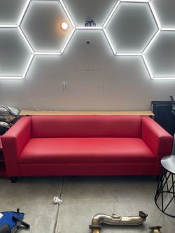 Red couch