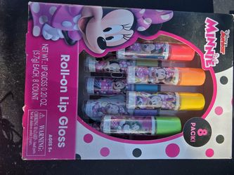 Disney Minnie Mouse Roll-On Lip Gloss 8-Pack