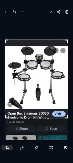 7 piece electric drum set