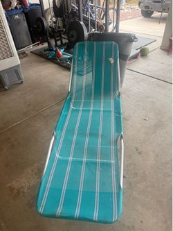 2 Banana Lounge Chairs teal green