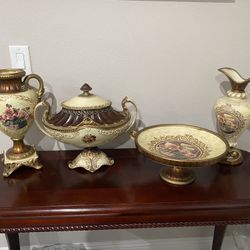 Via Veneto Accents Veneto Decorative Floral Ceramic Vase