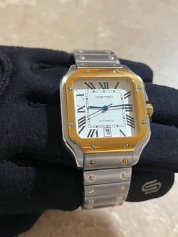 Cartier Santos Automatic Two-Tone Watch