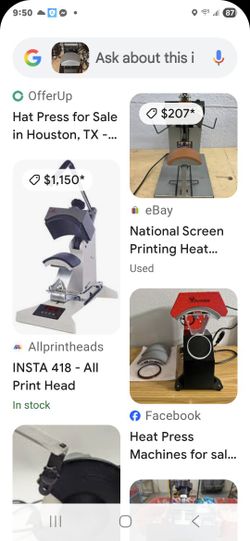 HEAVY DUTY HAT PRESS.START YOUR OWN BUSINESS. LIKE NEW.comes With Safety Paper .