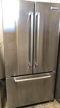Kitchen Aid 3-Door Stainless Steel Refrigerator
