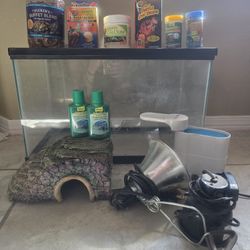Turtle Supplies And Tank
