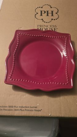 Juego De 4.platos De Princess House Nuevo