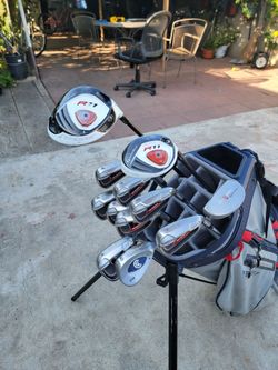 Taylormade R11 & Burner Plus Golf Club Set Right Handed W/Sun Mountain C130 Stand Bag *NICE