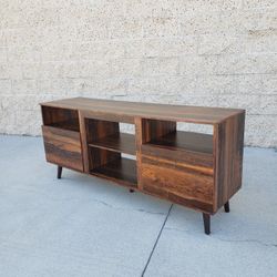 Brown Mocha Modern Tv Stand Console 