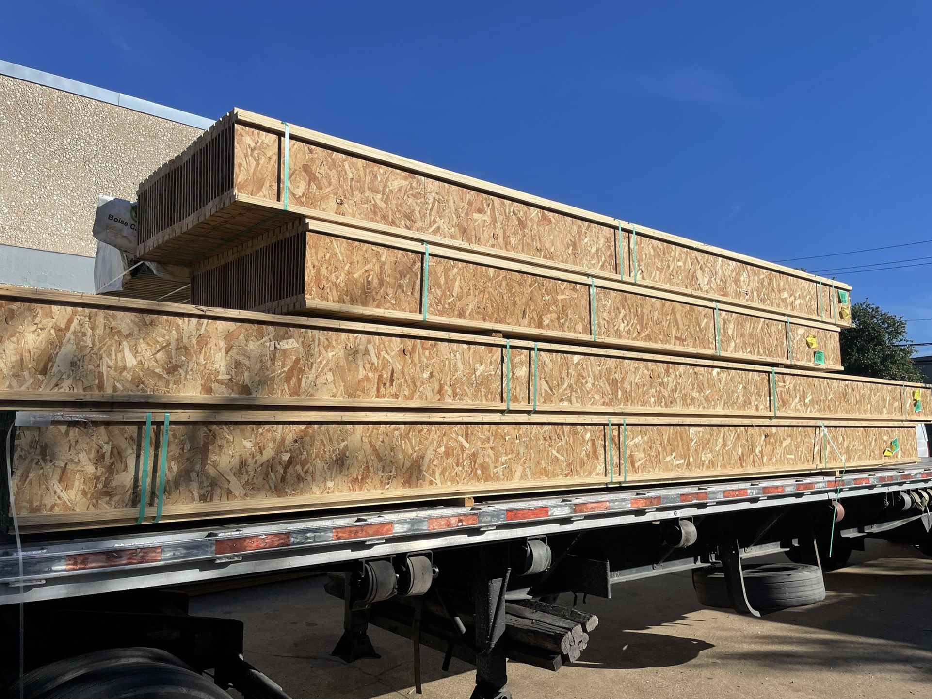 I-joist TJI 2x4 2x6 2x10 2x12 LVL Rim Board OSB Zip