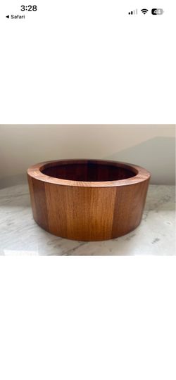 Vintage Dansk Teak Wood Bowl – IHQ Denmark – Mid Century Modern